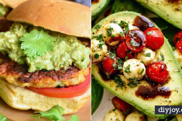 avocado recipes - easy Recipe Ideas for Avocados - Quick Avocado Toast, Eggs, Keto Guacamole, Dips, Salads, Healthy Lunches, Breakfast, Dessert and Dinners - Party Foods, Soups, Low Carb Salad Dressings and Smoothie #avocado #recipes
