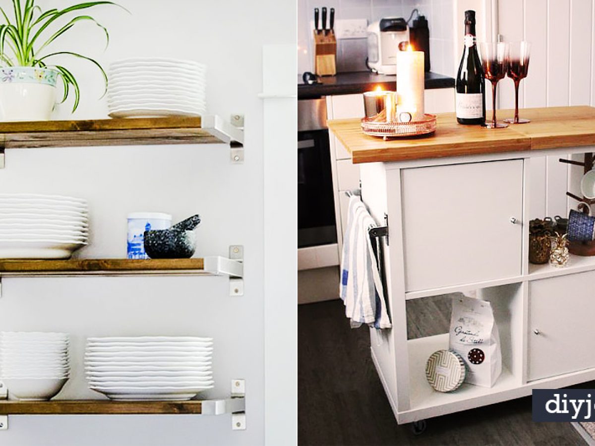 11 IKEA Hacks for Small Kitchens - How to Hack IKEA For Kitchen Storage