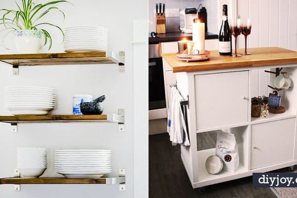 IKEA Hacks for Kitchen - DIY Furniture and Kitchen Accessories Made from IKEA - Kitchen Islands, Cabinets, Table, Pantry Organization, Storage, Shelves and Counter Solutions - Bar, Buffet and Entertaining Ideas - Easy Projects With Step by Step Tutorials and Instructions to Hack IKEA items #ikeahacks #diyhomedecor #diyideas #diykitchen