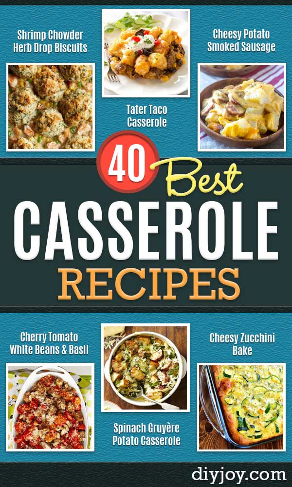 Best Casserole Recipes - Healthy One Pan Meals Made With Chicken, Hamburger, Potato, Pasta Noodles and Vegetable - Quick Casseroles Kids Like - Breakfast, Lunch and Dinner Options - Mexican, Italian and Homestyle Favorites - Party Foods for A Crowd and Potluck Dishes