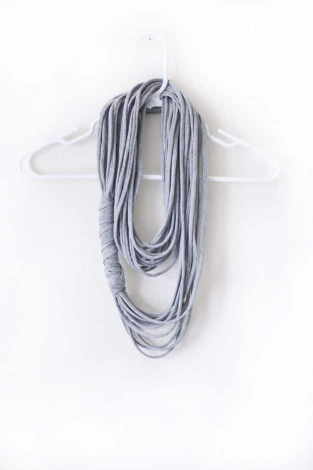 Cheap DIY Gift Ideas - DIY Multi Strand Scarf - List of Handmade Gifts on A Budget and Inexpensive Christmas Presents - Do It Yourself Gift Idea for Family and Friends, Mom and Dad, For Guys and Women, Boyfriend, Girlfriend, BFF, Kids and Teens - Dollar Store and Dollar Tree Crafts, Home Decor, Room Accessories and Fun Things to Make At Home #diygifts #christmas #giftideas #diy