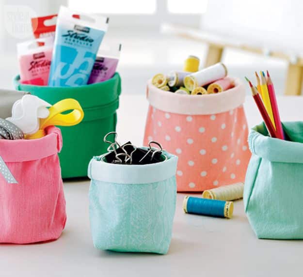 Cheap DIY Gift Ideas - Storage Bags - List of Handmade Gifts on A Budget and Inexpensive Christmas Presents - Do It Yourself Gift Idea for Family and Friends, Mom and Dad, For Guys and Women, Boyfriend, Girlfriend, BFF, Kids and Teens - Dollar Store and Dollar Tree Crafts, Home Decor, Room Accessories and Fun Things to Make At Home #diygifts #christmas #giftideas #diy