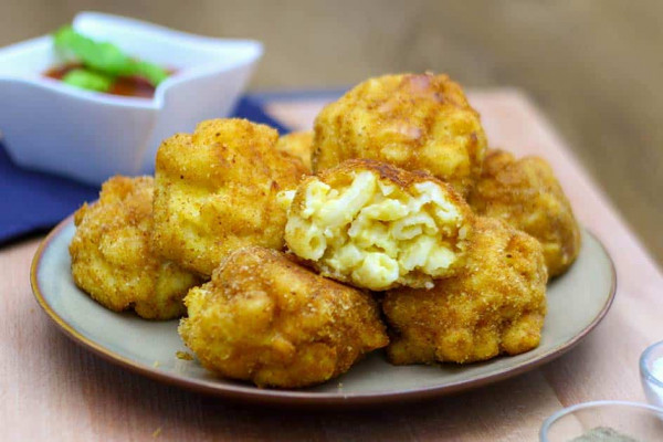 Fried Mac and Cheese Bites - Easy Snack Recipes and Party Food Recipe Ideas