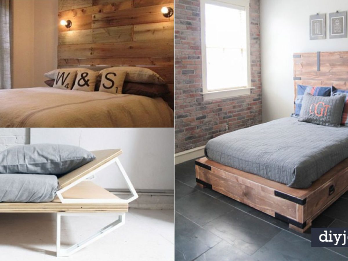34 DIY Bed Frames To Make for the Bedroom