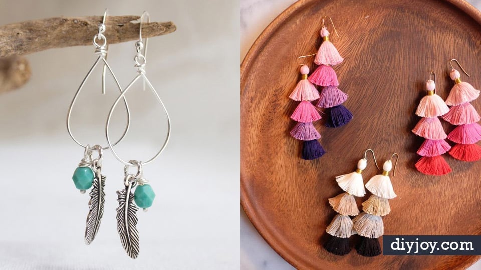 34 DIY Earrings To Add To Your Jewelry 