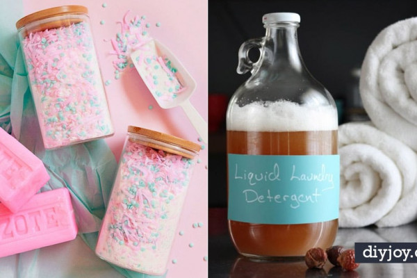 laundry detergent recipes - homemade cleaners natural - DIY Detergents and Cleaning Recipe Tutorials for Homemade Inexpensive Cleaners You Can Make At Home - Scented Powder and Liquid for He Washer - Save Money With These Cheap Ideas - Natural Products With Essential Oils