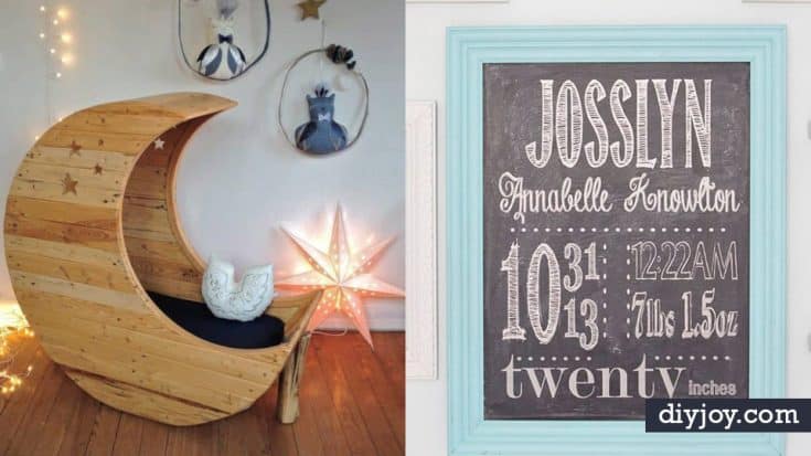 34 DIY Nursery Decor Ideas - DIY Joy