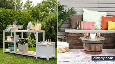 34 DIY Outdoor Furniture Ideas | DIY Joy Projects and Crafts Ideas