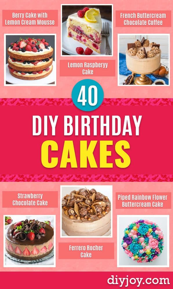 best homemade birthday cakes