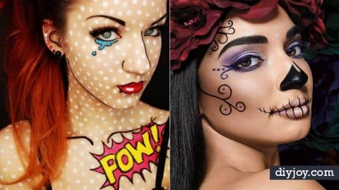 50 DIY Halloween Makeup Tutorials | DIY Joy Projects and Crafts Ideas