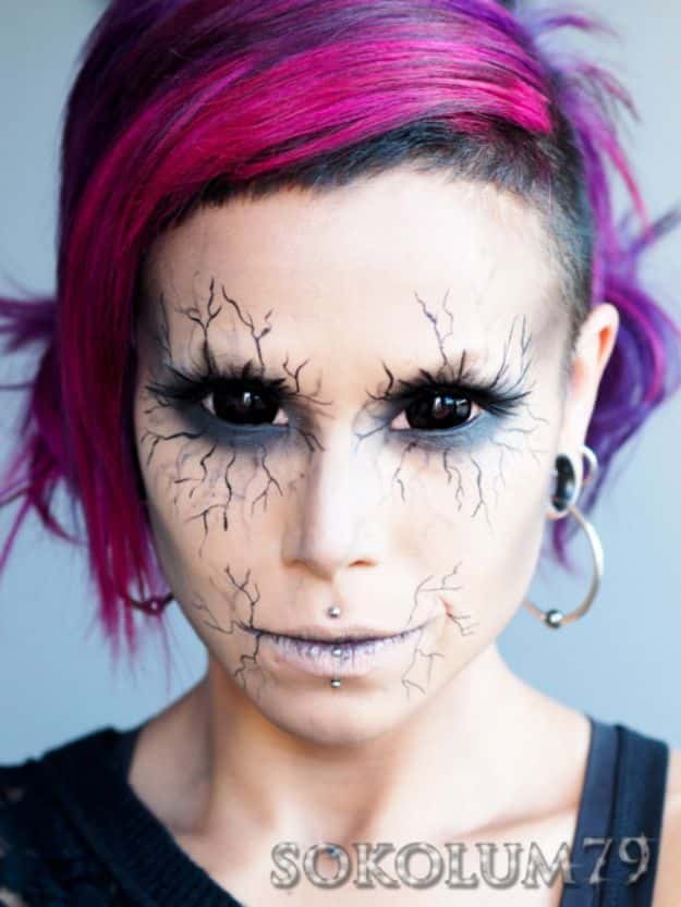 Best Halloween Makeup Tutorials - Angel of Death Look - Easy Makeup Tips and Tutorial Ideas for The Best Halloween Costume - Animals, Eyes, Creative Faces, Simple and Scary Ghosts, Skeletons and Creatures - Zombie Makeup, Cute Looks, DIY Vampire, Gypsy, Mermaid and Creepy Sugar Skull, Cool Glam Looks for A Halloween Party and Instagram Photos - Ideas for Couples and Kids 