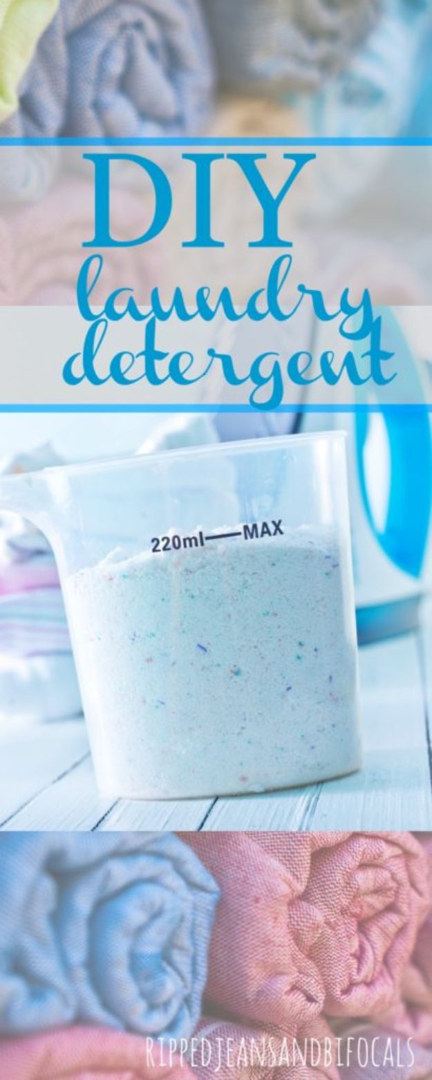 Laundry Detergent Recipes - DIY Laundry Detergent That Works – Borax Free - DIY Detergents and Cleaning Recipe Tutorials for Homemade Inexpensive Cleaners You Can Make At Home #recipes #laundry
