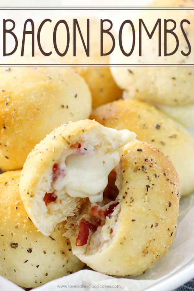 Bacon Recipes - Bacon Bombs - Best Ideas for A Bacon Recipe , Candied Bacon, Baked Bacon In The Oven, Dishes to Have Bacon for Dinner, Appetizers, Easy and Healthy Bacon Tips - Chicken and Asparagus Dishes, Snacks, Lunches and Even Desserts http://diyjoy.com/best-bacon-recipes