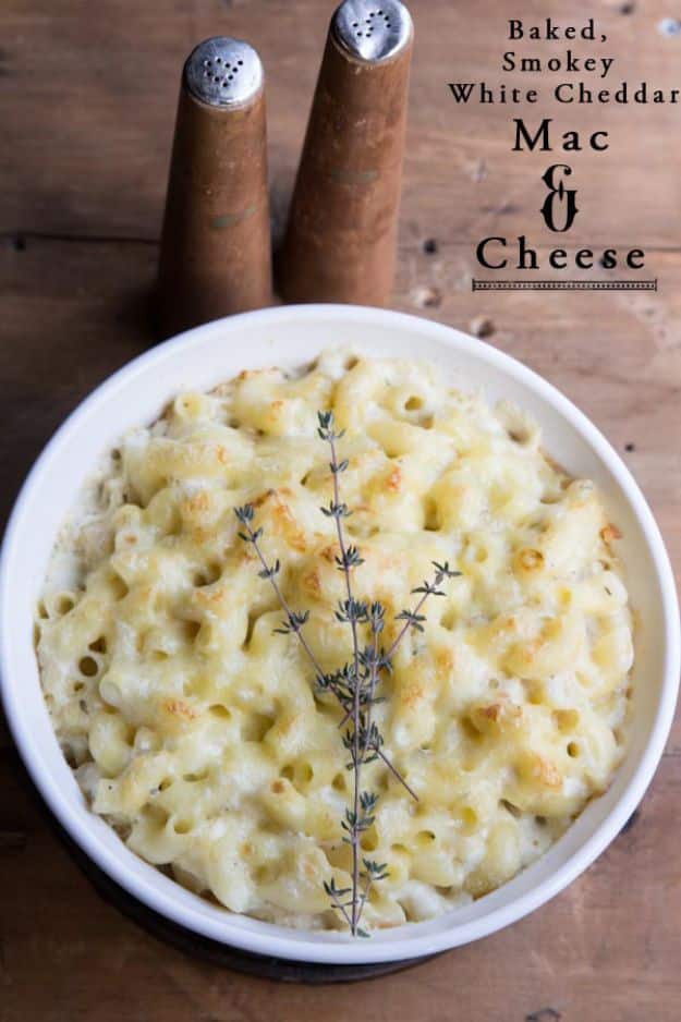 Macaroni and Cheese Recipes - Baked White Cheddar Mac and Cheese - Best Mac and Cheese Recipe - Baked, Crockpot, Stovetop and Easy, Quick Variations - Homemade, Creamy Sauce - Pioneer Woman Favorites - Velveets Cheddar and 3 Cheese Bacon, Breadcrumbs  