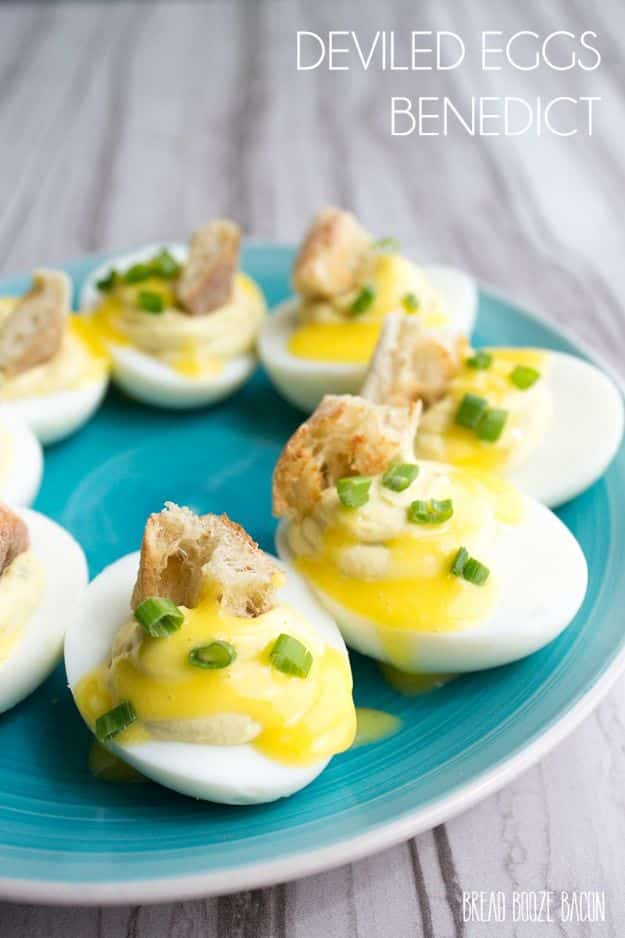 Eggs Benedict Recipes - Deviled Eggs Benedict - Best Benedicts and Recipe Ideas for Breakfast, Brunch and Lunch - Easy and Quick Eggs Benedict, Classic, Salmon, Vegetarian and Healthy Variations - How to Make Hollandaise Sauce - Pioneer Woman Favorites - Eggs Benedict Casserole for A Crowd  