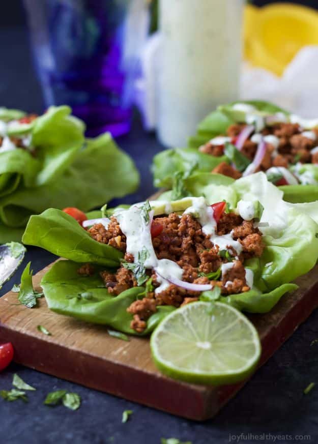Ground Turkey Recipes - Ground Turkey Tacos - Healthy and Easy Turkey Recipe Ideas for Dinner, Lunch, Snack - Quick Crockpot and Instant Pot, Casserole, Meatballs, Pasta and Burgers - Keto Friendly and Low Carb, Paleo, Gluten Free #turkeyrecipes