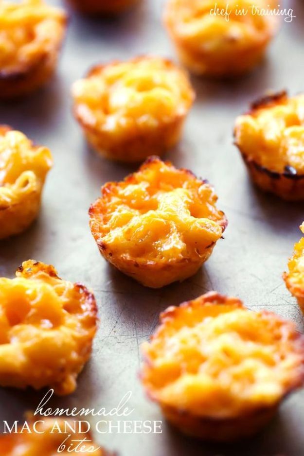 Macaroni and Cheese Recipes - Homemade Mac and Cheese Bites - Best Mac and Cheese Recipe - Baked, Crockpot, Stovetop and Easy, Quick Variations - Homemade, Creamy Sauce - Pioneer Woman Favorites - Velveets Cheddar and 3 Cheese Bacon, Breadcrumbs  