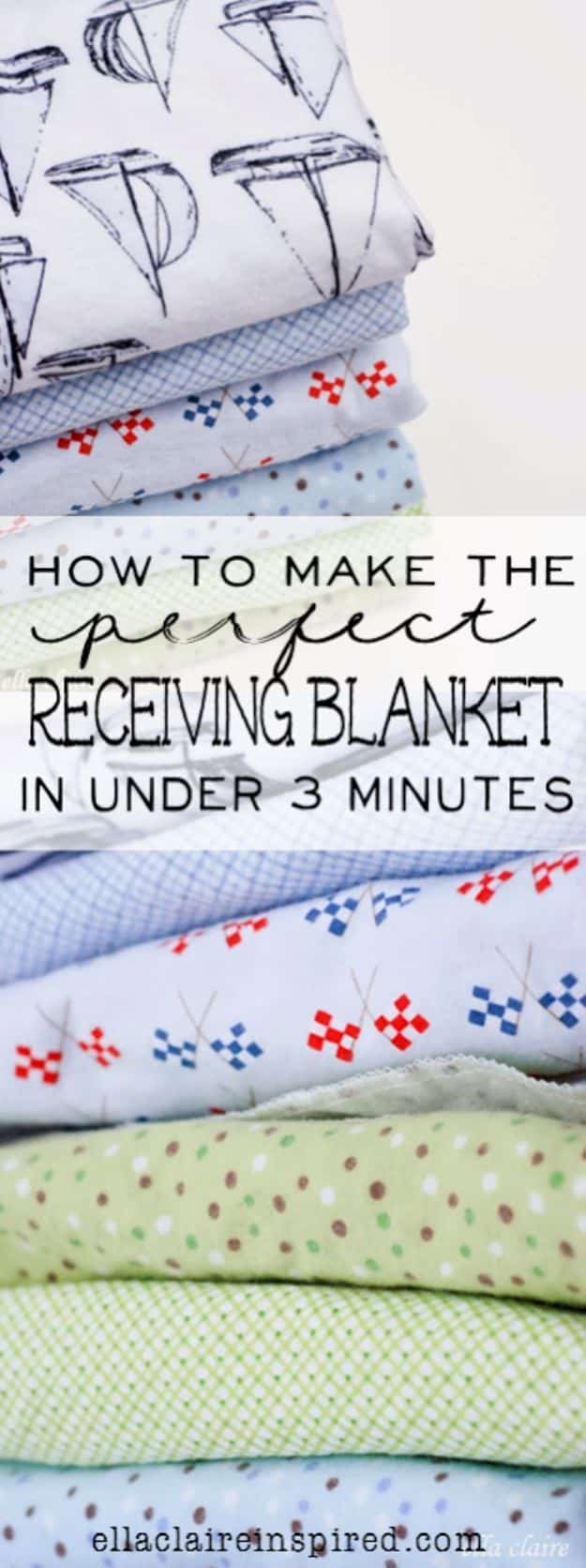 How to Make a No-Sew Baby Blanket with Minky Fabric - Cutesy Crafts