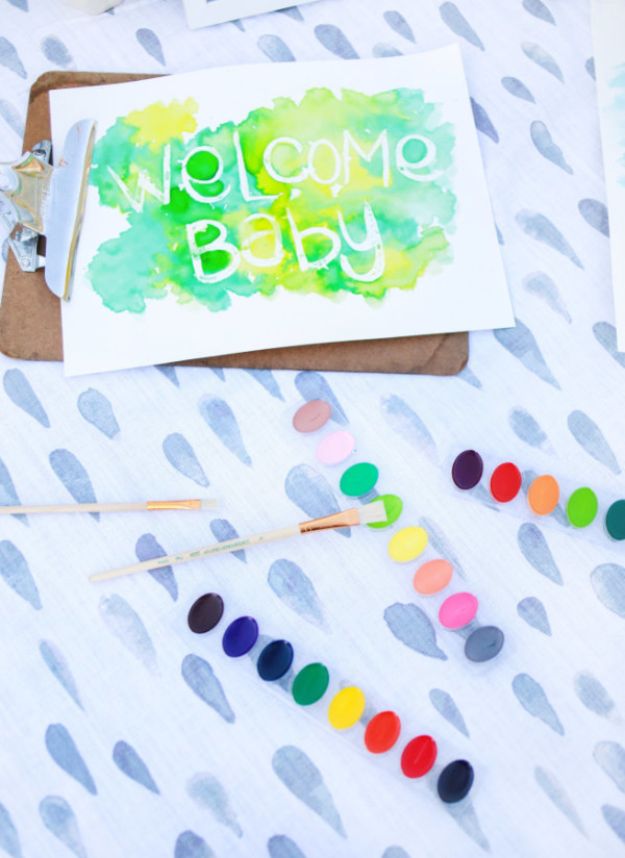 DIY Baby Shower Decorations - Sprinkle Baby Shower - Cute and Easy Ways to Decorate for A Baby Shower Ideas in Pink and Blue for Boys and Girls- Games and Party Decor - Banners, Cake, Invitations and Favors #babygifts #babyshower #diybabygifts