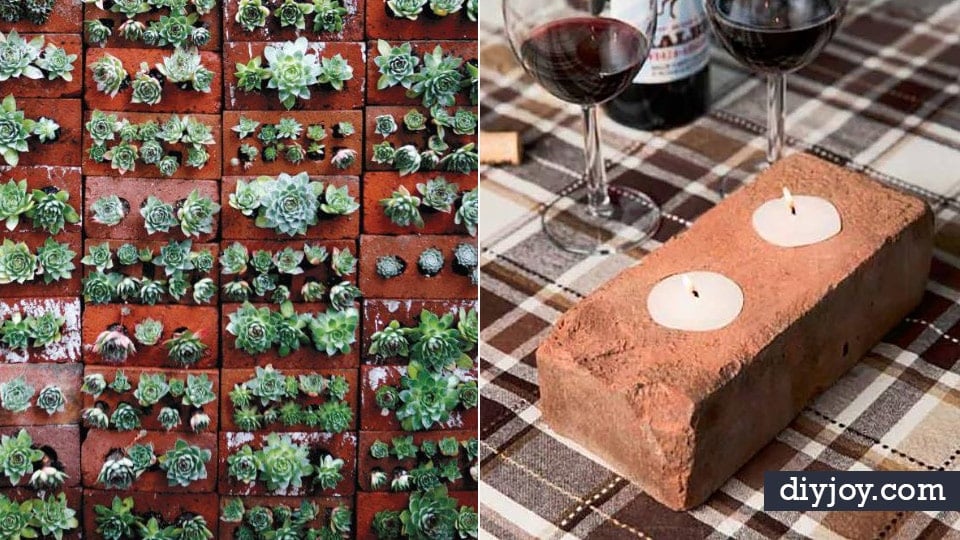 34 DIY Ideas With Bricks | DIY Joy Projects and Crafts Ideas