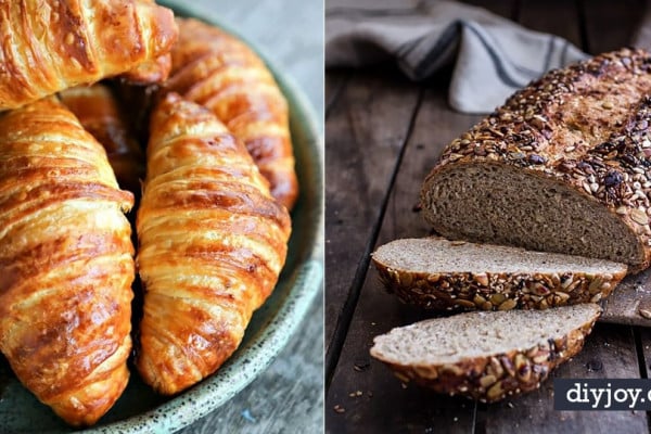 breakfast breads - Homemade Breakfast Bread Recipes - Healthy ideas for breakfast with Fruit, Nut, Banana and Vegetable Recipe Ideas - Best Brunch Dishes