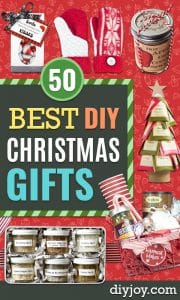 DIY Christmas Gifts - 50 Gifts To Make and Give For The Holiday