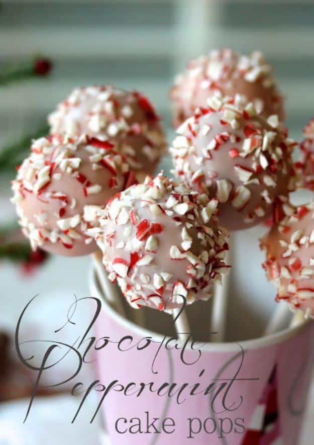 Cake Pop Recipes and Ideas - Chocolate Peppermint Cake Pops - Easy Recipe for Chocolate, Funfetti Birthday, Oreo, Red Velvet - Wedding and Christmas DIY #cake #recipes 