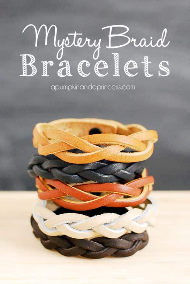 DIY Christmas Gifts - Mystery Braid Bracelet - Easy Handmade Gift Ideas for Xmas Presents - Cheap Projects to Make for Holiday Gift Giving - Mom, Dad, Boyfriend, Girlfriend, Husband, Wife #diygifts #christmasgifts 