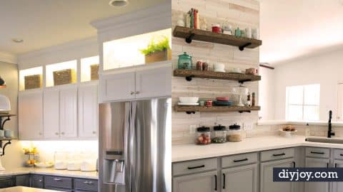 34 DIY Kitchen Cabinet Ideas | DIY Joy Projects and Crafts Ideas