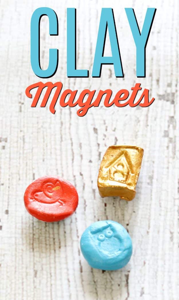 Fun DIY Ideas for Adults - Air Dry Clay Magnets - Easy Crafts and Gift Ideas , Cool Projects That Are Fun to Make - Crafts Idea for Men and Women 