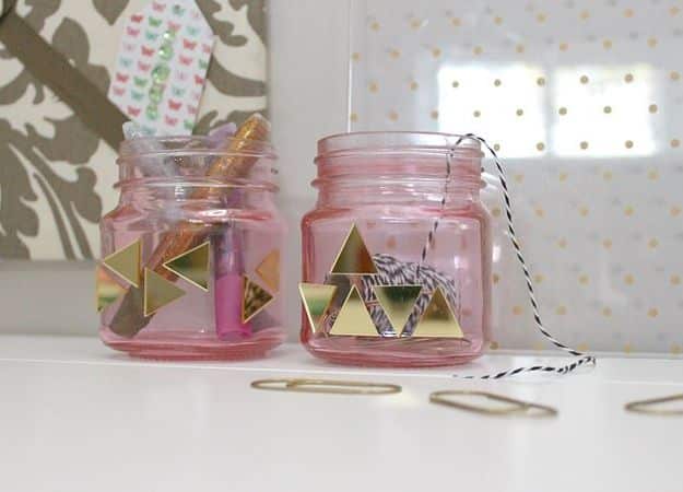 Fun DIY Ideas for Adults - Blinged Craft Jars - Easy Crafts and Gift Ideas , Cool Projects That Are Fun to Make - Crafts Idea for Men and Women 