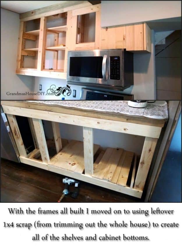 34 DIY Kitchen Cabinet Ideas