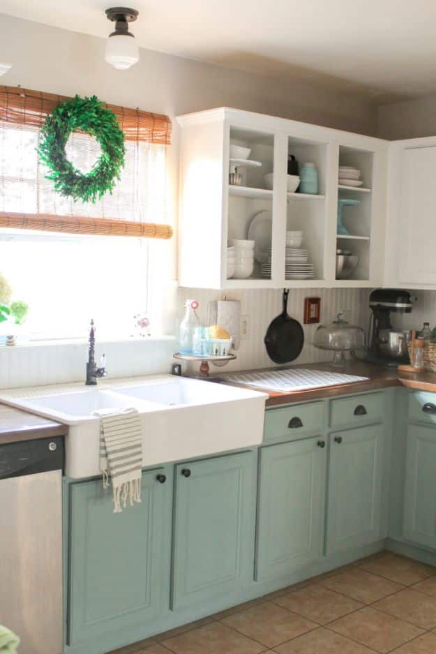 Chalk Paint Kitchen Cabinet Refresh 