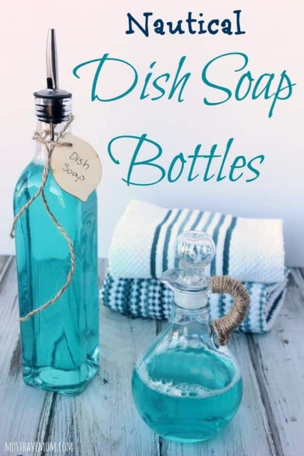 Designer DIY - Kitchen Soap Dispenser Bottle - Postcards from the Ridge