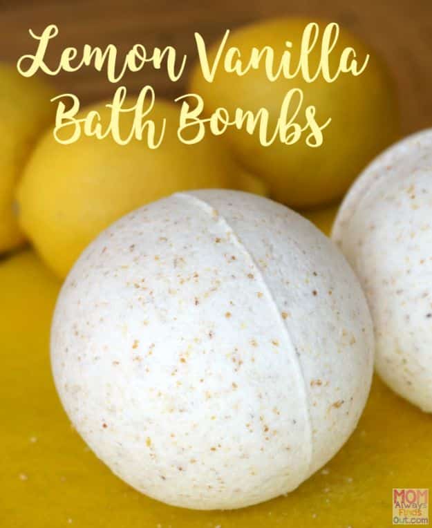 DIY Bath Bombs - Lemon Vanilla Bath Bombs - Easy DIY Bath Bomb Recipe Ideas - How to Make Bath Bombs at Home - Best Lush Copycats, Lavender, Glitter Homemade Bath Fizzies #bathbombs #diyideas
