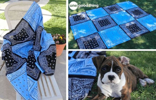 Easy Quilt Ideas for Beginners - Make Your Own Super Versatile Bandana Quilt - Free Quilt Patterns and Simple Projects With Fat Quarters - How to Make Baby Blankets, Table Runners, Jelly Rolls