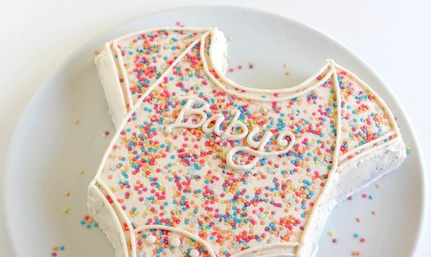 Baby Shower Cakes DIY - Make the Easiest (and Cutest!) Baby Shower Cake Ever - Easy Cake Recipes and Cupcakes to Make For Babies Showers - Ideas for Boys and Girls, Neutral, for Twins