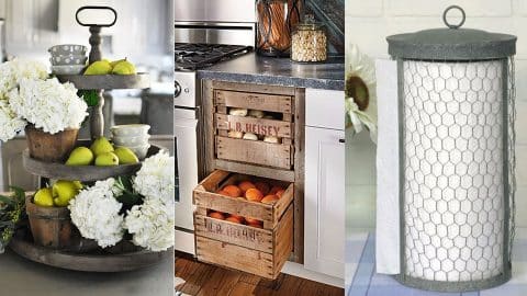 Diy Farmhouse Kitchen Decor Ideas 31 Rustic Crafts