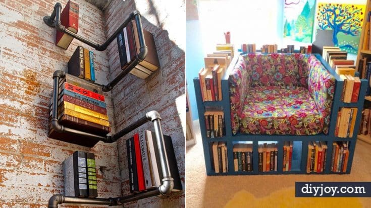 Decorating Ideas For Diy Bookshelves