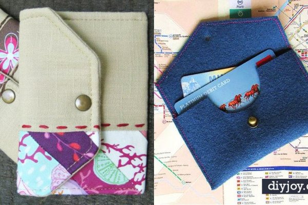 DIY Wallets - Cool and Easy DIY Wallet Ideas - Fabric, Duct Tape and Leather Crafts - Tutorial and Instructions for Making A Wallet - Cheap DIY Gifts