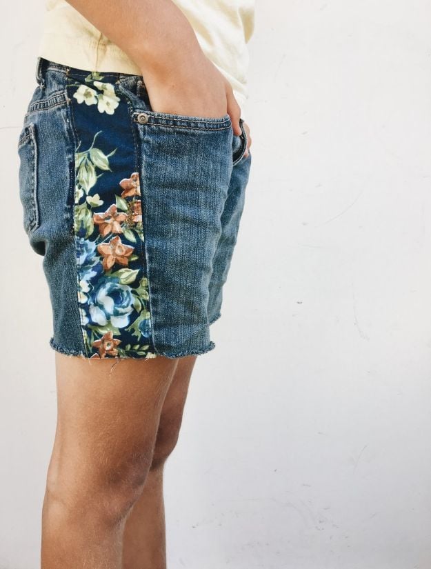 DIY Boho Clothes and Jewelry - Boho Inspired Jean Cutoff Shorts - How to Make Easy Boho Fashion On A Budget - Edgy Homemade Hippe Clothing Ideas for Summer, Winter, Spring and Fall