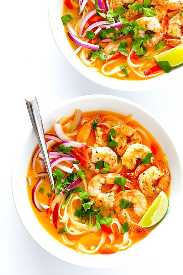 Recipes for Clean Eating - Comforting Curry Noodle Bowls - Raw and Whole Foods, Unprocessed Meal and Snack Ideas for Lunch and Dinner - Fresh, Healthy Foods and Recipe Ideas