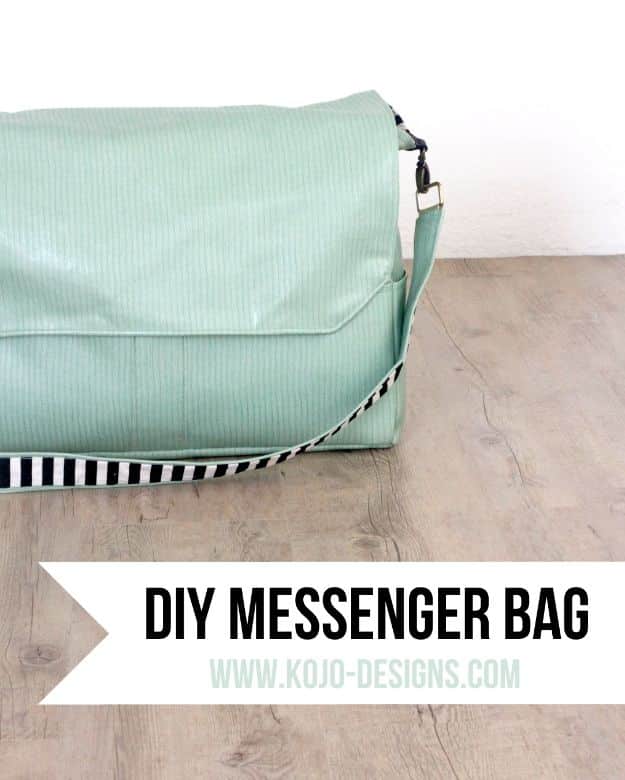 DIY Laptop Bags - DIY Messenger Bag - Easy Bag Projects to Make For Your Computer - Cool and Cheap Homemade Messnger Bags, Cases for Laptops - Shoulder Bag and Briefcase, Backpack