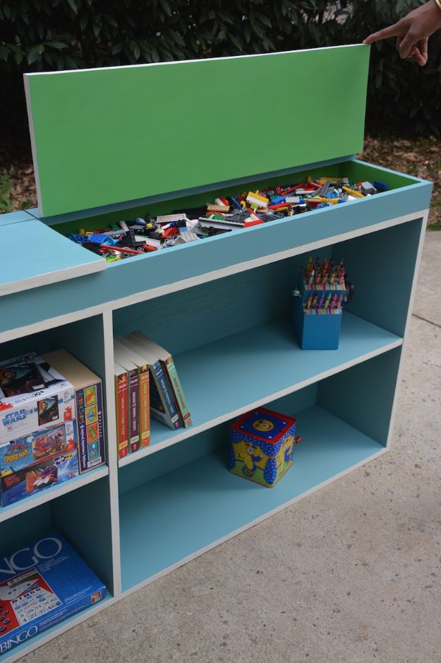 DIY Bookshelf Ideas - Hack a Bookcase and Add Built-in Storage on Top - DYI Bookshelves and Projects - Easy and Cheap Home Decor Idea for Bedroom, Living Room - Step by Step tutorial #diy #diyideas #diydecor #homedecor