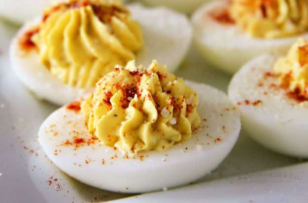 Potluck Recipe Ideas - Traditional Deviled Eggs - Easy Recipes to Take To Potlucks - Dinner Casseroles, Salads, One Pot Meals, Pasta Dishes, Quick Crockpot Recipes