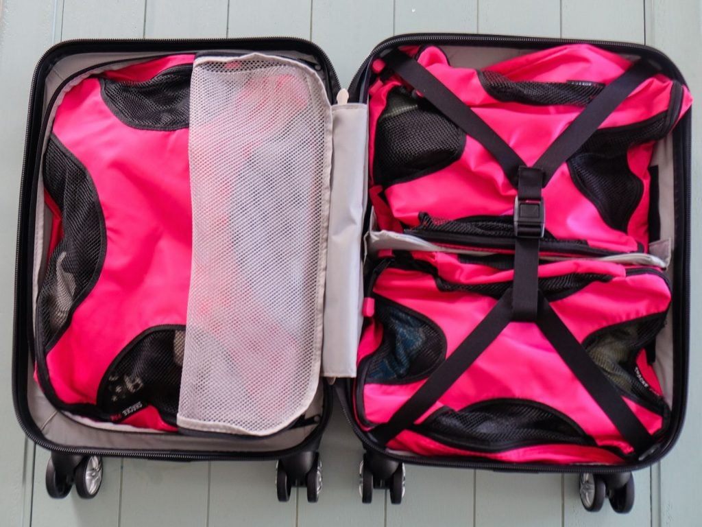 Packing Hacks for Travel - Try A Clam Shell Suitcase - How to Pack and Fold Clothes, Save Space in Suitcase - Tips and Tricks for Shoes, Makeup, Toiletries, Carry On Luggage for Trips