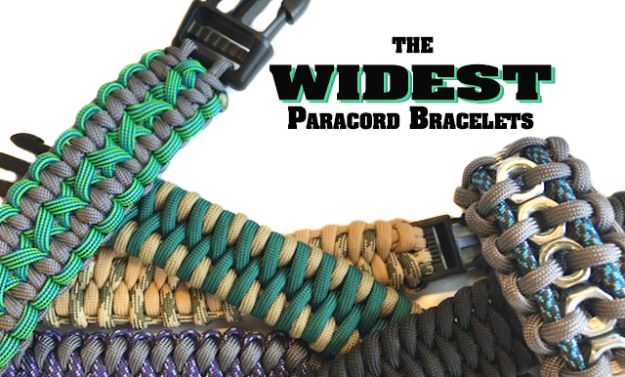 DIY Paracord Bracelet Ideas - Widest Paracord Bracelets - Tutorials for Easy Woven Paracord Bracelets | Survival and Stitched Patterns With Instructions and How To