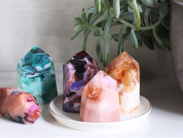 Cheap Mothers Day Gifts - DIY Gemstone Soaps - Homemade Presents and Gift Ideas for Mom - Cute and Easy Things to Make For Mother