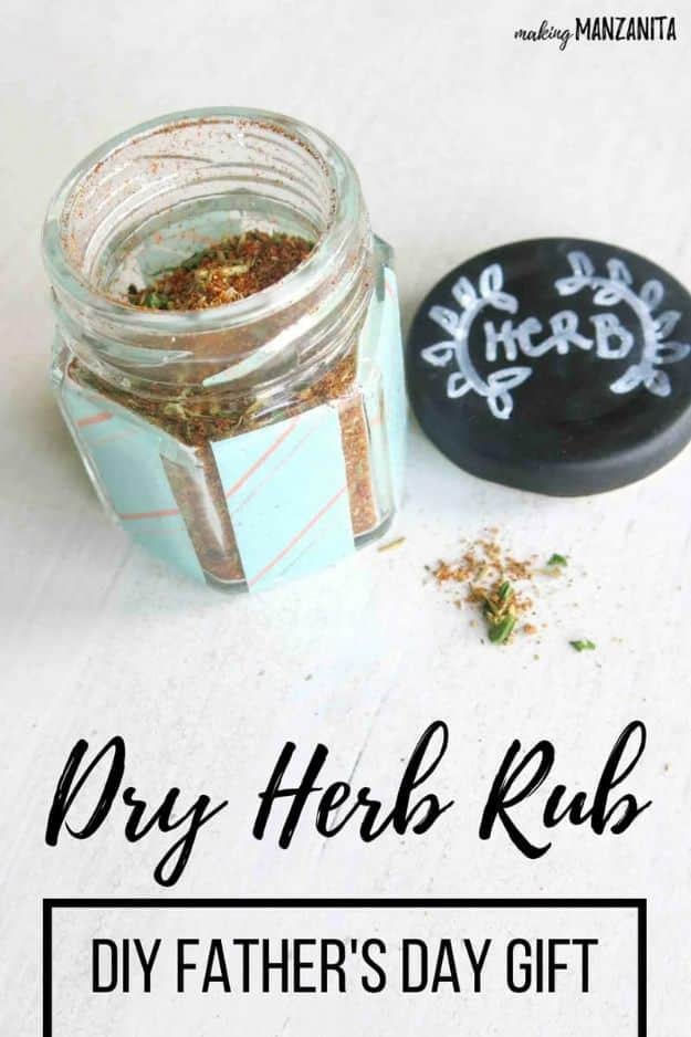 DIY Fathers Day Gifts - DIY Spice Rubs for Father’s Day Gifts - Dad's Stache - Homemade Presents and Gift Ideas for Dad - Cute and Easy Things to Make For Father