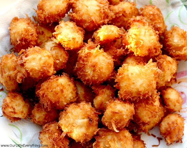 Best Coconut Recipes - Gluten Free Coconut Shrimp - Side Dishes, Salads and Dessert Idea Made With Coconut - Cake, Cookies, Salad, Chicken